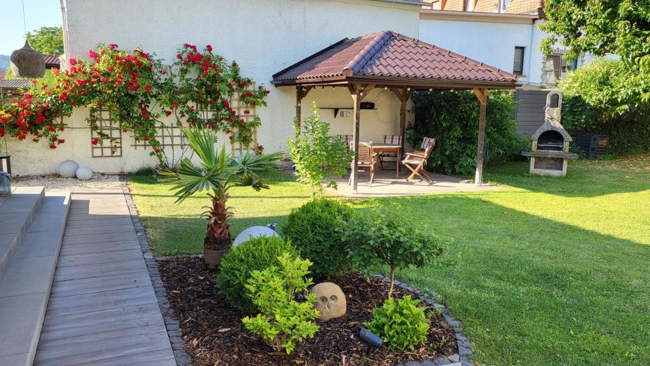 Apartments Am Saalebogen Mit Gartenterrasse, Grillkamin, Freie Parkplaetze Rudolstadt Esterno foto